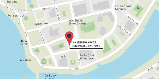 Kart over Oslo som viser Hekk Decor sin beliggenhet i Jernbanegata